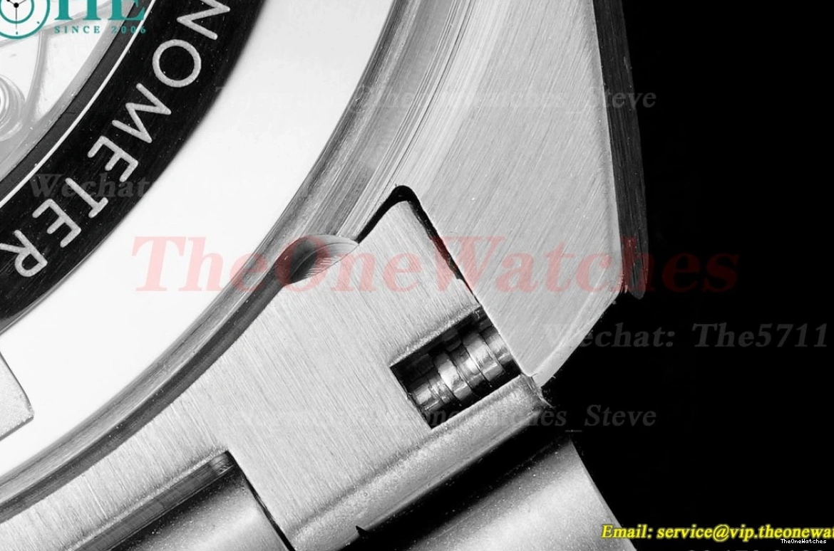 SS RMF White A7750 Mod SS Speedmaster Dial 41mm 0203